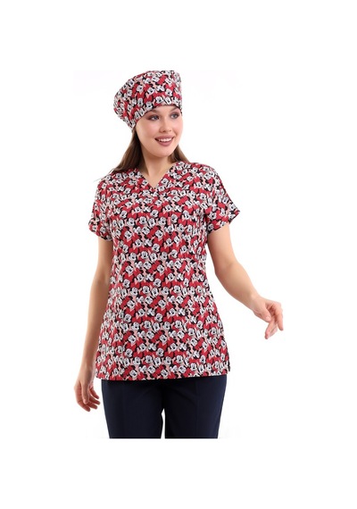 Yarasa Kol Dijital Desenli Üst - 6531 Mickey Mause-6954