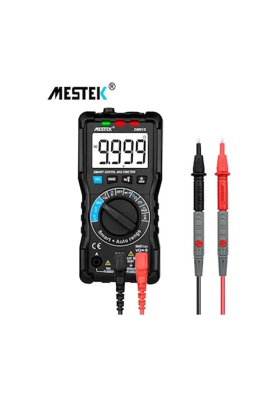 Dm91s-mestek Dm91/dm91a/dm91s Dijital Multimetre 9999 Sayısı Ac/dc Ampermetre Voltmetre Ohm Gerilim Ölçer Hfe Nvc Kapasitans Test Cihazı