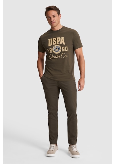 U.s. Polo Assn. Erkek Koyu Haki Tişört 50327174-vr111