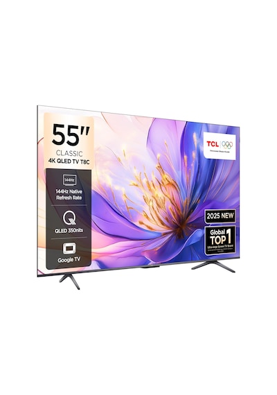 TCL 55T8CGTV 4K QLED 55" 144HZ GOOGLE TV