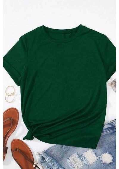 Unisex Van Gogh Yıldızlı Gece Sırt Baskılı Oversize T-shirt Yeşil