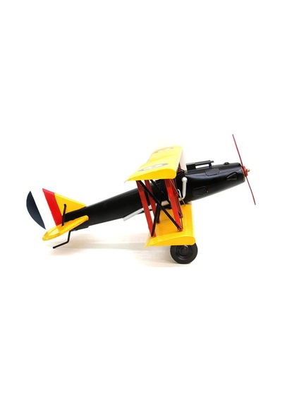 Dekoratif Metal Uçak Çift Kanatlı Vintage Ev Ofis Hediyelik Arbltgswkrwu03ı9v93