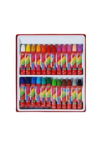 Faber-castell Faber Castel 24'lü Pastel Boya Karışık