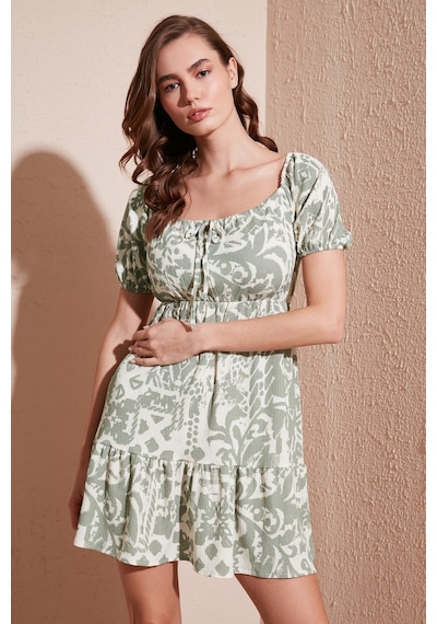 Lela Bayan Elbise 5865728 Olive Olive