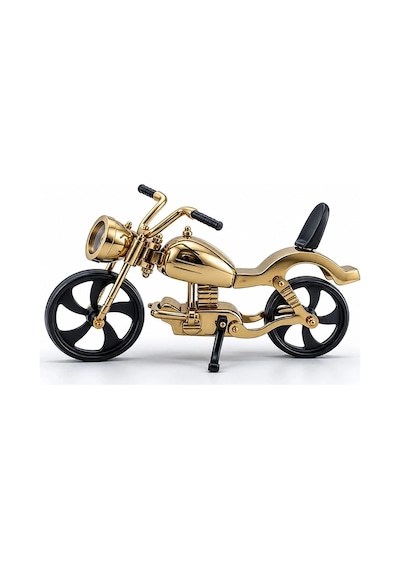Pirinç Motosiklet Maketi Dekoratif Motor Modeli 3203