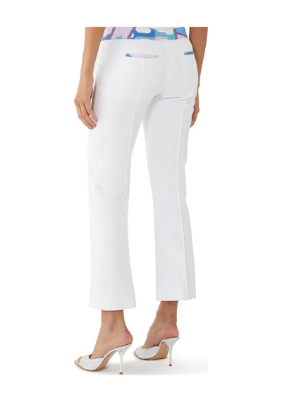 Pucci Şık Pantolon Beyaz