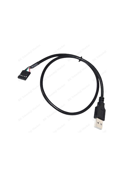Usb 2.0 A Erkek To 5Pin Dişi Pcb Anakart Kablosu