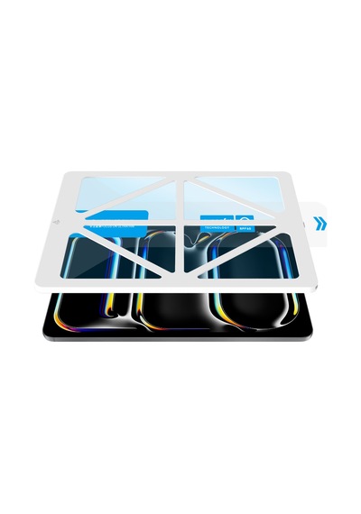 Apple Uyumlu iPad  Pro 13 2024 Cam Ekran Koruyucu Caseworld Eyesafe Mavi Işık Teknolojili Kurulum Kitli