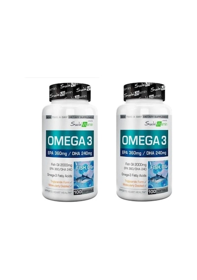 Suda Vitamins Omega-3 100 Softgel Bigjoy 3 Lü Paket