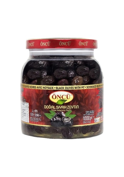 4 Adet Öncü Siyah Yağlı Zeytin L-m 1 Kg