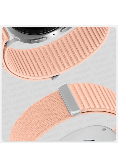 Samsung Galaxy Watch 9/8 40mm/44mm Ve Watch 8 Classic 46mm İle Uyumlu Hafif Ve Yumuşak Kumaşlı Hasır Naylon Kordon Çok Renkli
