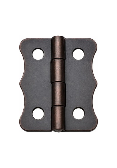 Lb Antik Bakır 100 Adet Papatya Menteşe Düz 30x23 Mm - Dekoratif Çerçeve Fener Kutu Menteşesi
