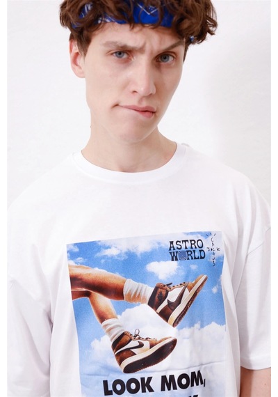 Tarzsokak Unisex I Can Fly Air Beyaz Tshirt Beyaz