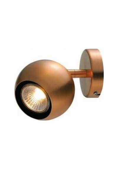 Gu10 Duy Küre Mat Bakır Eskitme Kaplama Led Aplik Tasarruflu Led Spot Avize Duvar Aplik Siyah