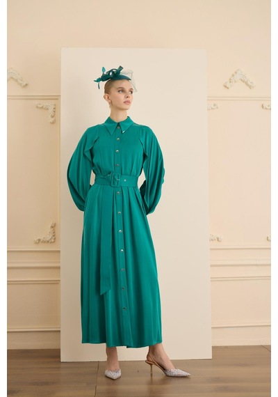 Senna Soleıl Dress Zümrüt Zümrüt