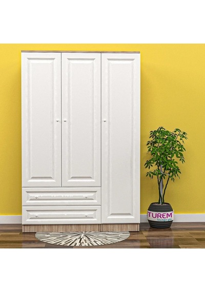 Sevtap 4 Kapılı Gardırop Mdf Sis Gri Sevtap 4 Kapılı Gardırop Mdf Sis Gri