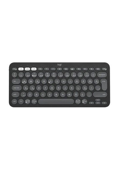 K380s Pebble Keys 2 Çoklu Cihaz Özellikli Bluetooth Türkçe Q Klavye Gri 920-011859