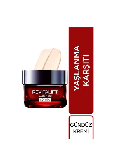 L'Oreal Paris Revitalift Lazer X3 Yoğun  Gündüz Bakım Kremi 50 ML + Gece Bakım Kremi 50 ML