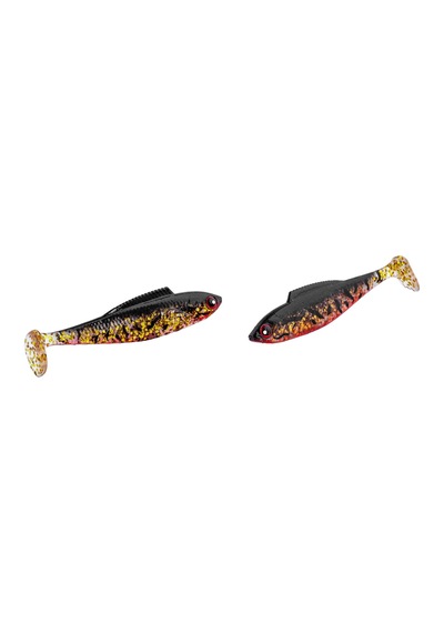 Silikon Sahte Balık - 4,5g 85mm - Fishack Predatorx - Uv Boyalı - Copper
