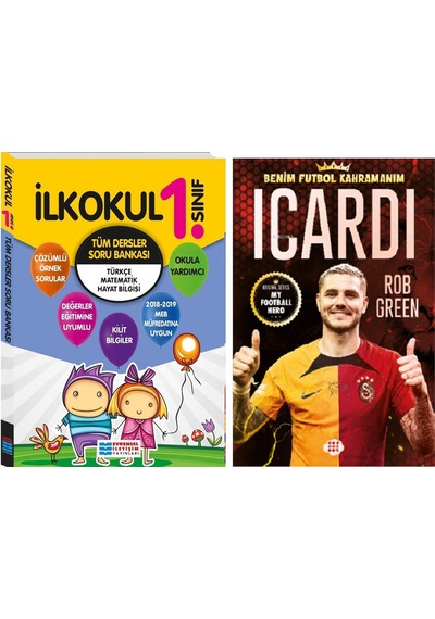 Evrensel İletişim 1.sınıf Tüm Dersler Soru Bankası Ve Dokuz Yayınları Icardi Seti 2 Kitap