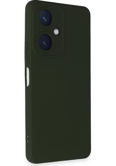 Newface Vivo Y27 Kılıf Nano İçi Kadife Silikon - Koyu Yeşil Tablet Kılıfı