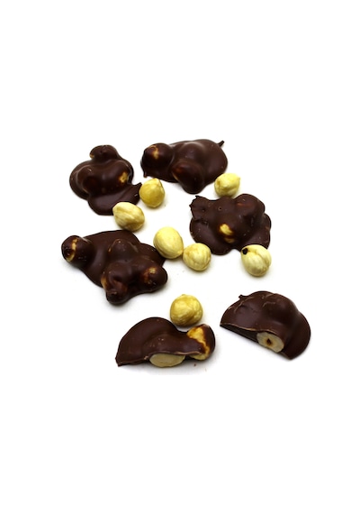 Dark Brown Roş Çikolata Fındıklı Sütlü Roche Çikolatası 500 Gram