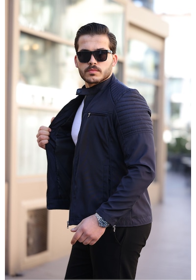 Mero Life Erkek Lacivert Su Ve Rüzgar Geçirmez Slim Fit Astarlı Mevsimlik Mont Lacivert Mero Life Erkek Lacivert Su Ve Rüzgar Geçirmez Slim Fit Astarlı Mevsimlik Mont Lacivert