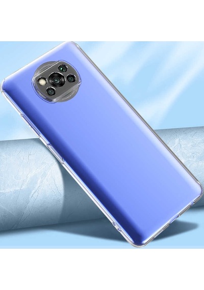 Adige Xiaomi Poco X3 Nfc Kılıf Kamera Korumalı Süper Silikon