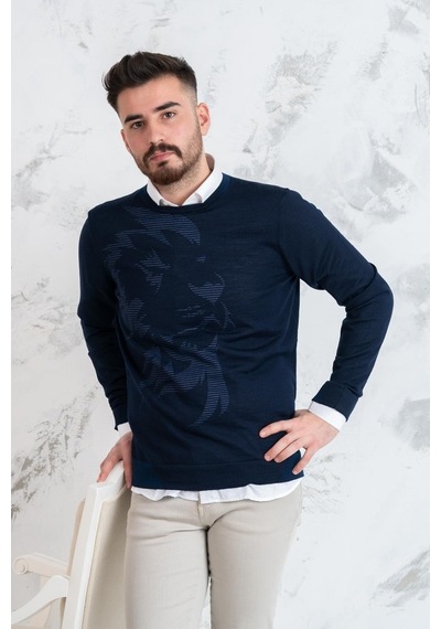 Ecer Slimfit Sıfır Yaka Ince Erkek Triko Kazak