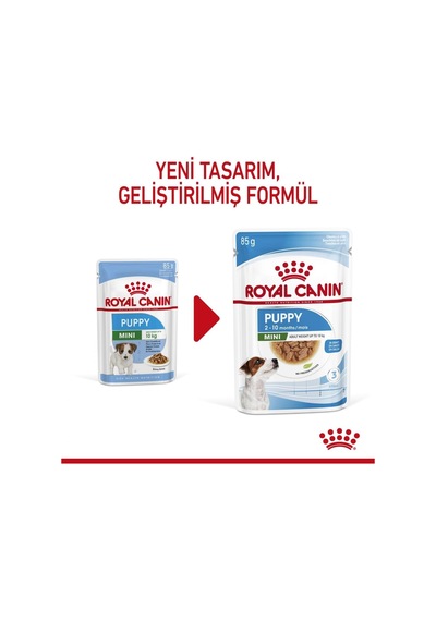 Mini Puppy Köpek Maması, Yavru Köpek, 12 X 85 G