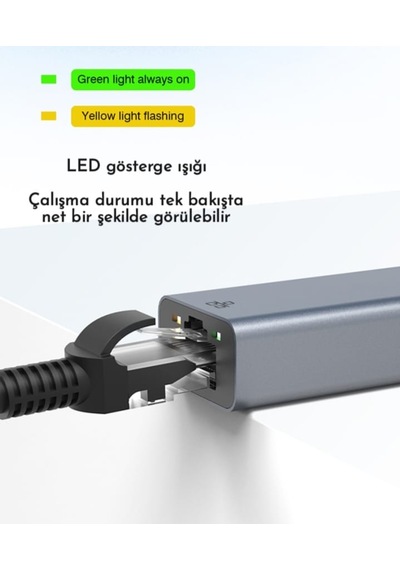 Ugourd 1000-mbps Rj45 Ethernet Dönüştürücü Adaptör Usb Giriş Ce Lisanslı Sağlam Gigabit 1000mbps Rj45 Ethernet Dönüştürücü Adaptör
