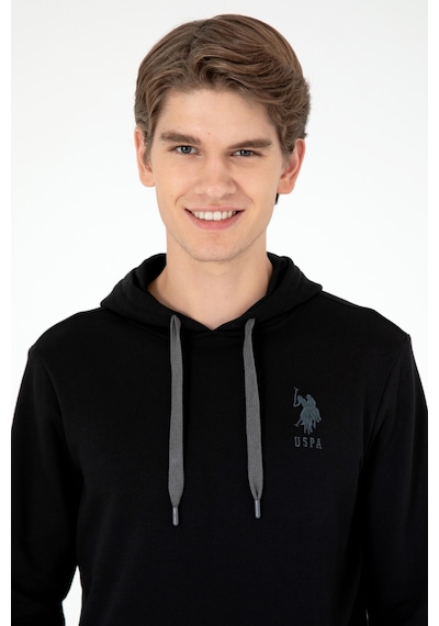 U.s. Polo Assn. Erkek Siyah Sweatshirt 50289059-vr046 Siyah