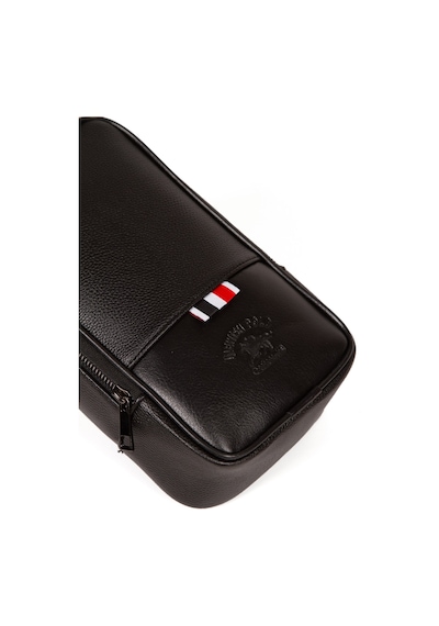 Newish Polo Erkek Deri Portföy Clutch Traş Kozmetik Bakım Ve Günlük El Çantası New168 Siyah