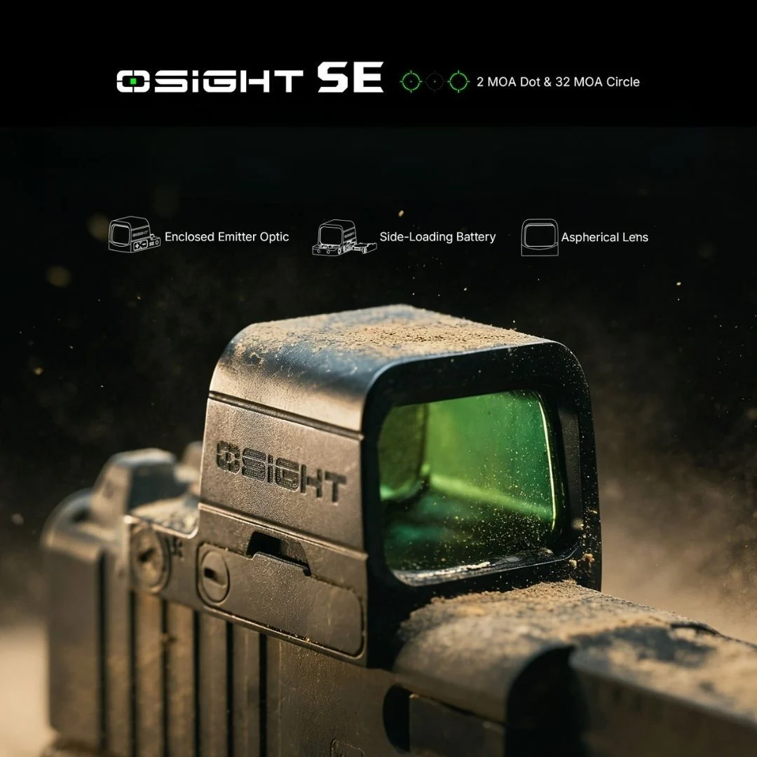 Osight Se 2 Moa & 32 Circle Green Dot Siyah