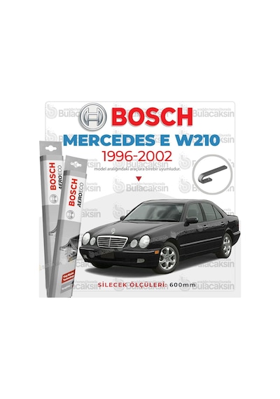 Mercedes E W210 Muz Silecek Takımı 1996-2002 Bosch Aeroeco