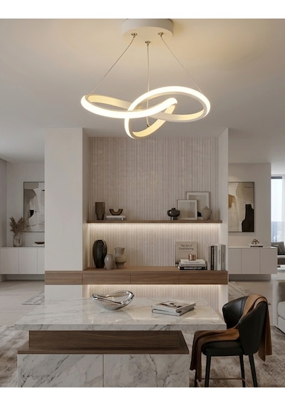 Lzy Avize Store Kar Çiçeği Beyaz Avize Modern Salon, Mutfak, Çocuk Odası Ve Antre Aydınlatma