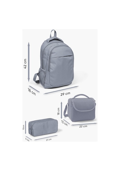 Coral High Lacivert Astronot Desenli 3 Lü Okul Çanta Seti 33252