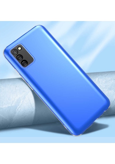 Galaxy A02S Kılıf Zore Kamera Korumalı Süper Silikon Renksiz