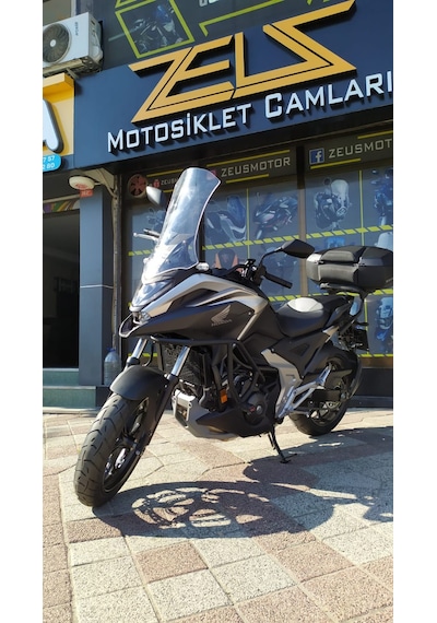 2021- 2024 Honda NC 750X Uzun Ön Cam Şeffaf 56cm 4mm Zeus