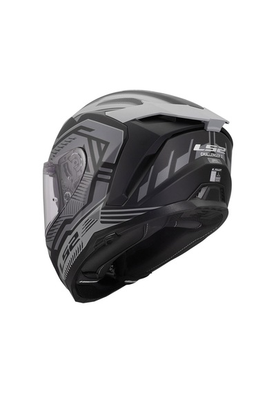 Ls2 Challenger 2 Dravix Kapalı Kask Mat Gri