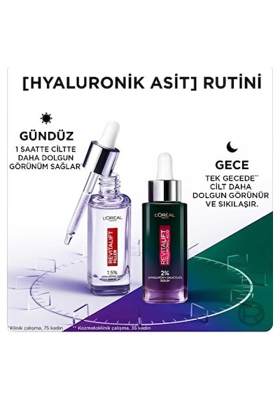 L'oréal Paris Revitalift Hyaluronik Asit Yağ Karşıtı Gece Serumu 30 Ml