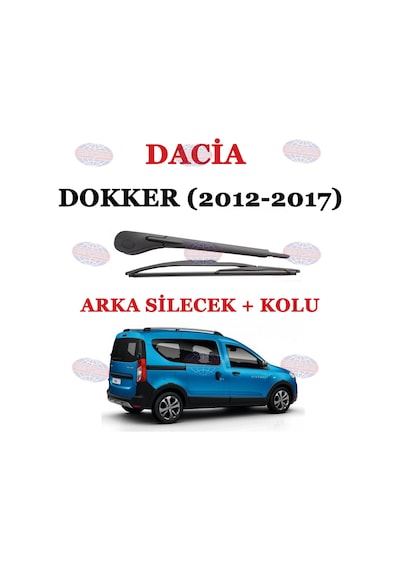 Dacia Dokker Arka Silecek Kolu+Silecek Süpürgesi