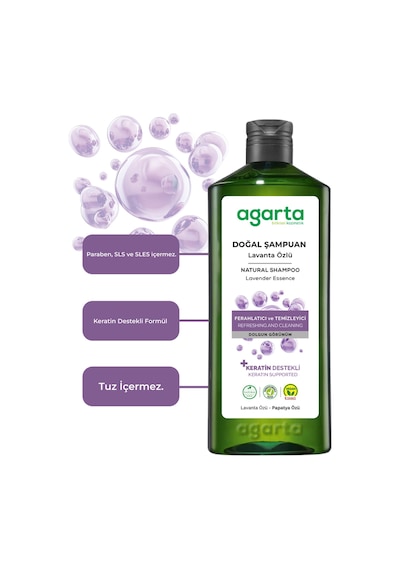 Agarta Doğal Lavanta Özlü Yağ Dengeleyici Şampuan 400 ML