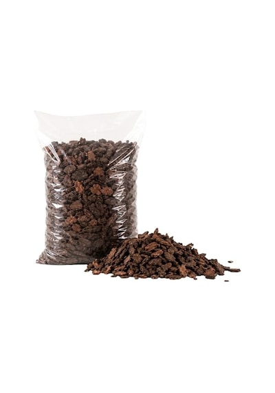 100% Doğal Çam Kabuğu, 1 Litre Orkide Toprağı, Organik Besin 0.1 KG