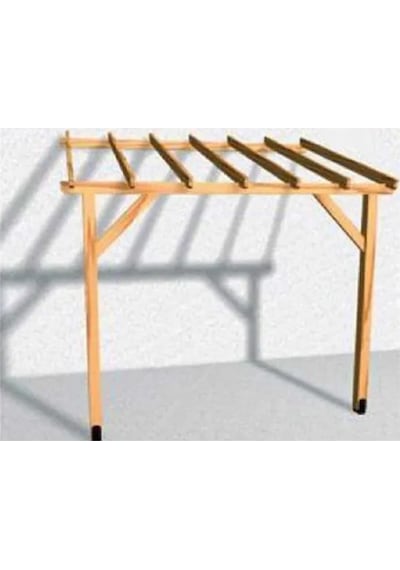 Ahşap Sundurma Çardak Gölgelik Bahçe Pergola Tente
