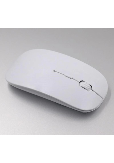 Ultra İnce Usb Bilgisayar Pc Dizüstü Masaüstü Kablosuz Mouse Beyaz