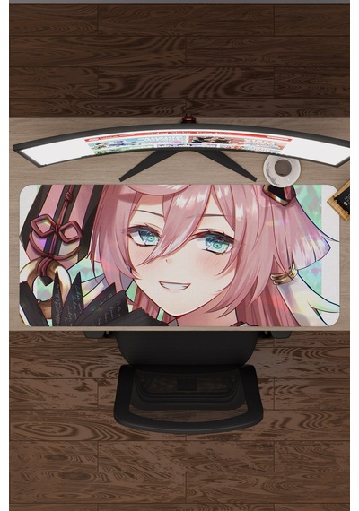 Yanfei Genshin Impact Anime Oyuncu V4 - 90x40 Xxl Gaming Mouse Pad Fare Altlığı