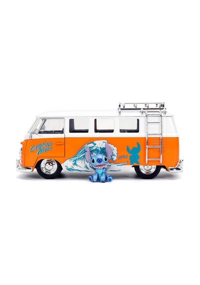 Disney Stitch 1961 Volkswagen Bus Ve Stitch Figürü 124