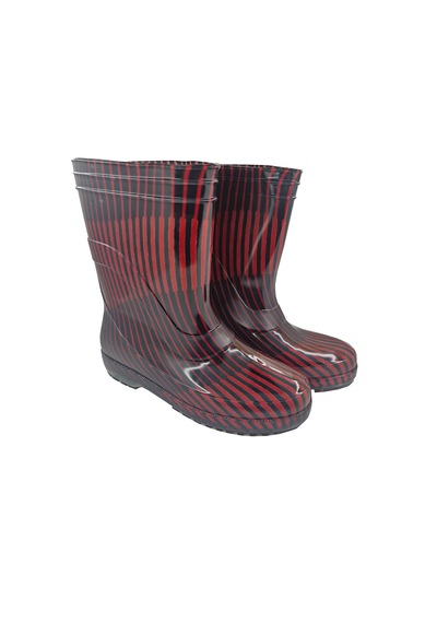 Fafatara Unisex Keşan Desenli Su Geçirmez Yağmur Ve Bahçe Çizmesi Kaymaz Tabanlı Pvc Bot Kırmızı - Siyah Fafatara Unisex Keşan Desenli Su Geçirmez Yağmur Ve Bahçe Çizmesi Kaymaz Tabanlı Pvc Bot Kırmızı - Siyah