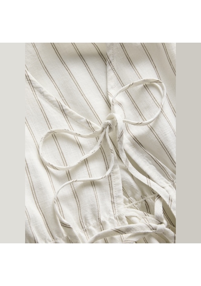 Jack & Jones Kadin V Yaka Kolsuz Üst - Almira - 12287713 Blanc De Blanc